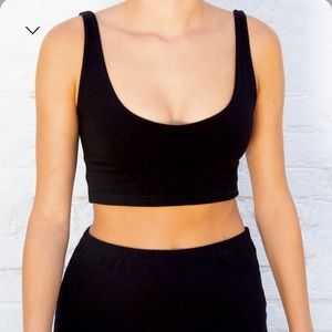 Black Lydia Tank from Brandy Melville.